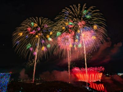 烟花节表演